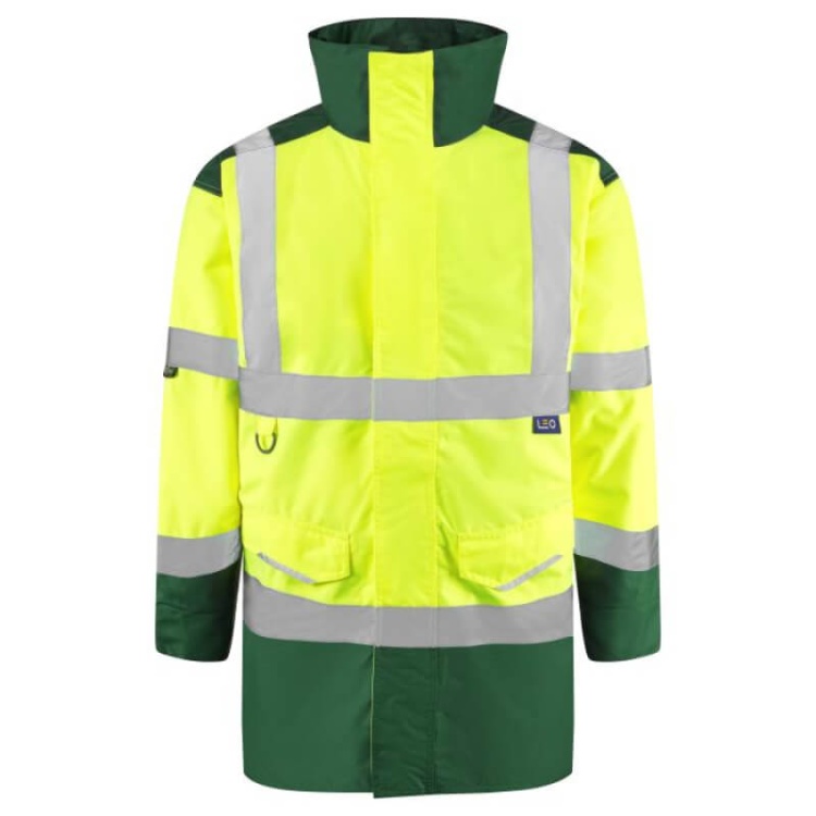 Leo Workwear A01-Y-BT TAWSTOCK Leo EcoViz 4K Baffle Lined Anorak